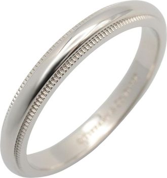 Tiffany & Co. Silver Platinum 950 Band Ring (Pre-Owned)