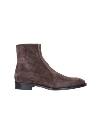 Saint Laurent Stivaletti In Suede