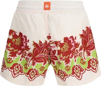 Etro Mens Swim Shorts With Floral Print X0800 Polyester Swimwear Sea Clothing