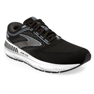 Brooks Womens Ariel Gts 23 Shoes In Black/gray/white