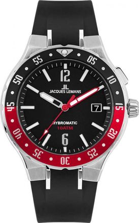 Jacques Lemans 1-2109A Mens Hybromatic Watch - Silver - One Size