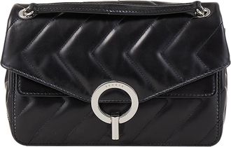 Sandro Yza bag in certified leather in Black at Nordstrom, Size Medium