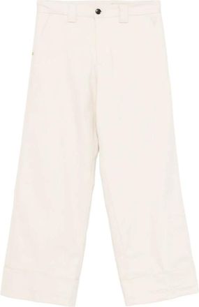 White Sand Broeken, Dames, Beige, XS, Nylon, Beige Zijde & Nylon Broek