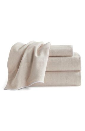 DKNY Washed Linen & Cotton Sheet Set at Nordstrom, Size California King