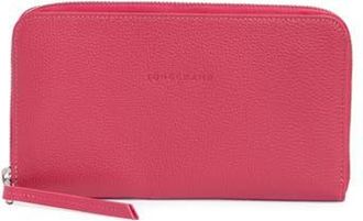 Longchamp Zip Around Leather Wallet in Pink at Nordstrom Rack