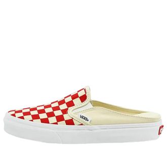 Vans Classic Slip-On Mule Checkerboard Red White VN0004KTTLF