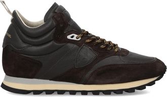 Philippe Model Blville Running - Heren - Sneakers - Bruin - 45 EU - Katoen - Schoenen