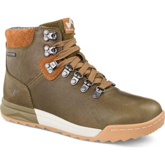 Forsake Patch Waterproof Mid Hiking Boot in Olive at Nordstrom, Size 6.5