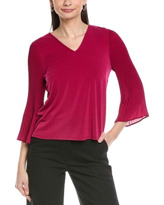 CeCe by Cynthia Steffe V-Neck Knit Top