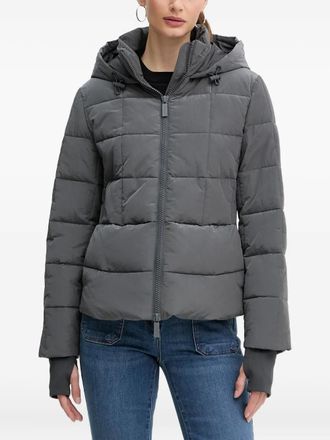 A|X Armani Exchange hooded padded jacket - women - Polyamide/Polyamide/Polyester - S - Grey