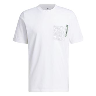 adidas City Escape Graphic Pocket Tee White H49665