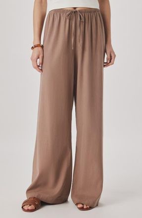 Splendid Valerie Drawstring Pants in Wicker Brown at Nordstrom, Size X-Large