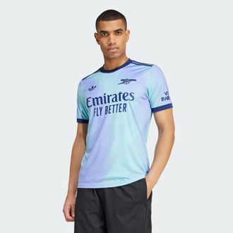 adidas adidas Performance Mens Arsenal 24/25 Third Jersey - Light Blue Recycled Material - Size Small