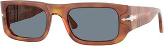 Persol Stijlvolle zonnebril in bruine tint - unisex - Zonnebrillen - Bruin - 52 MM - Accessoires