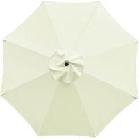 OEM Tela De Repuesto Para Toldo Exterior, Tela De Repuesto Para Toldo De Patio, Di&aacute;metro 3,0 M, 8 Varillas, Sin Soporte Para Sombrilla