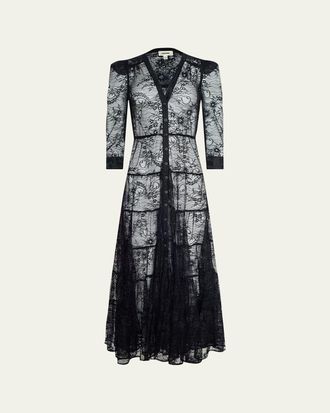 L'agence Seraoguba Kace Tiered Maxi Dress
