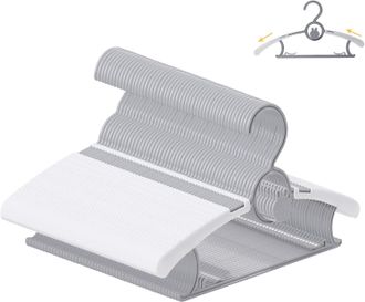 OEM Pack De 50 Perchas Para Beb&eacute;, Antideslizantes, Ajustables De 28 A 36 Cm, De Pl&aacute;stico, Ahorradoras De Espacio Para Ni&ntilde;as, Ni&ntilde;os, Beb&eacute;s Y Ni&ntilde;os (gris)