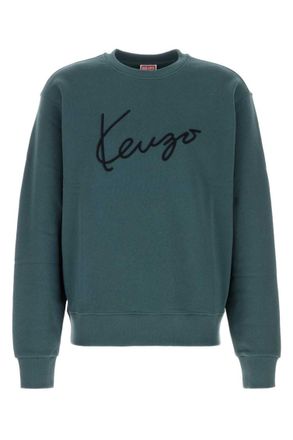 Kenzo Green Crew Neck Sweatshirt