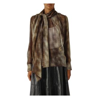 Elisabetta Franchi Mujer, Blusas y Camisas, Verde, Talla: L