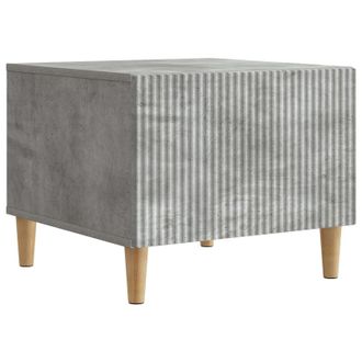 vidaXL Mesa De Caf&eacute; Gris Hormig&oacute;n 49 X 50 X 40 Cm Madera De Ingenier&iacute;a Vidaxl