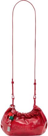 Desigual Faux Leather Crossbody Wallet in Red at Nordstrom