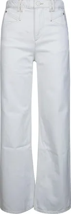 Isabel Marant High Waist Lemy Wide-Leg Jeans