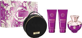 Versace Womens Dylan Purple Eau de Parfum 100ml Gift Set with Shower Gel & Body Lotion - One Size