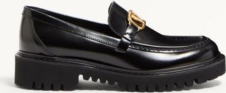 Valentino Garavani Mocassino VLogo Signature In Vitello Donna NERO 35.5