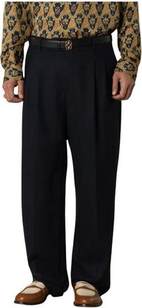 Dr&ocirc;le de Monsieur Hombre, Pantalones, Azul, Talla: S