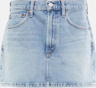 A Gold E Liv denim miniskirt