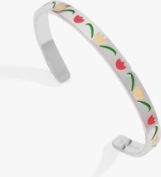 Alex and Ani Planted In Love, Grown In Grace Tulip Flower Cuff in Silver at Nordstrom