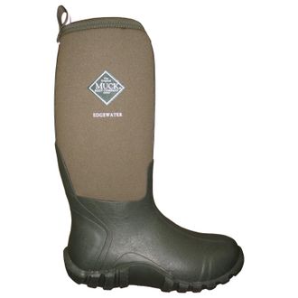 The Original Muck Boot Company Edgewater Synthetic Textile Mens Calf Length Boots - Moss - Size:UK 10