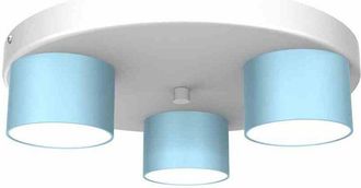Milagro Lampada da soffitto DIXIE blu/bianca 3xGX53