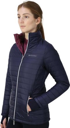 Hy Equestrian Synergy Padded Jacket - Navy/Fig - Medium