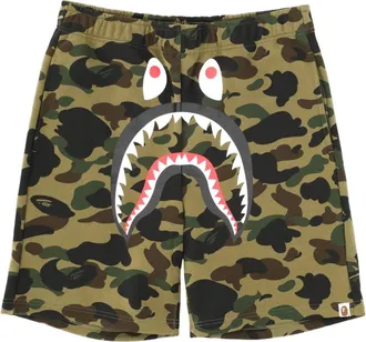 A Bathing Ape Shark Camouflage Shorts