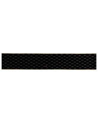 Melrose International Set Of 2 Black Wired Ribbon