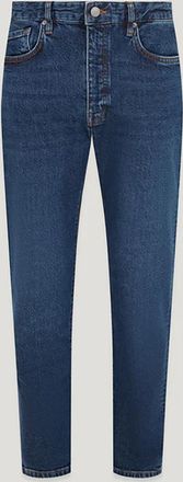 Belstaff Mens B69 Regular Fit, Mid-Rise Jeans in Dark Blue Cotton - Size 34W/32L