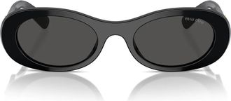 Miu Miu Sunglasses Mu06 Zs 1 Ab5 S0 Black/Dark Gray Women