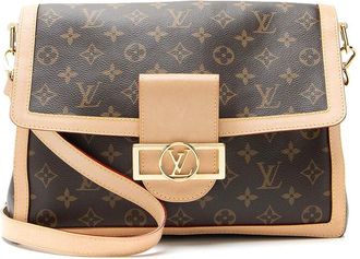 Louis Vuitton Brown Monogram Canvas Dauphine Soft Gm (Authentic Pre-Loved)