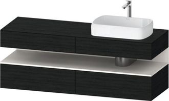 Duravit Qatego Consola Mueble Bajo Lavabo, 2 Extensiones, 2 - Duravit