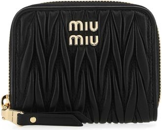 Miu Miu Black Leather Coin Purse