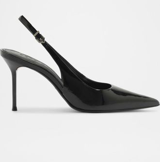 Schutz Paola Patent Leather Slingback Stiletto Pumps