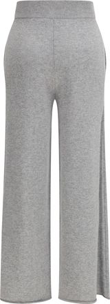 Max Mara Womens Cashmere Pants Light Grey Trousers