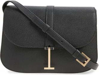 Tom Ford Small Kara Grain Leather Crossbody Bag in Black at Nordstrom