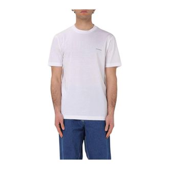 Emporio Armani T-Shirts, male, White, XL, Short Sleeve T-Shirt