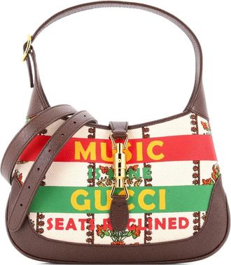 Gucci 100 Jackie 1961 Limited Edition Canvas Small hobo bag - Marrone