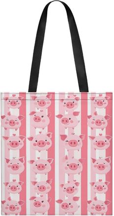 Generic Cute Pigs Tote Bag for Women Men Shoulder Bags Purses Pouch Handbags