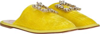 Roger Vivier Womens Yellow Mule