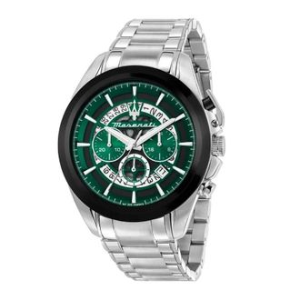 Maserati Traguardo Chronograph Quartz Green Dial Mens Watch R8873612060