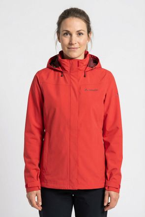 Vaude Regenjacke VAUDE SE WO SAFIEN 2L RAIN JACKET, Damen, Gr. 36, flame, Obermaterial: 100% Polyester. Futter: 100% Polyester. Netzfutter: 100% Polyamid, n